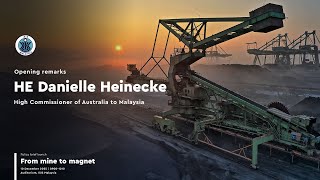Opening remarks by HE Danielle Heinecke at the From mine to magnet policy brief launch