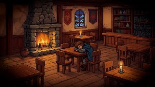 Rest here, weary traveler... | Cozy Tavern Pixel Art | Fantasy Music for Sleep | Live WALLPAPER