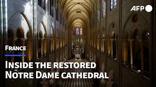 A look inside the restored Notre Dame cathedral | AFP