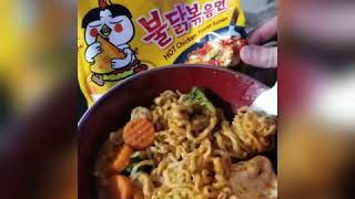 Samyang Cheese and Hot Chicken Noodles - Hotter Than Expected!