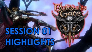 Baldurs Gate III - (Session 01 - Highlights)