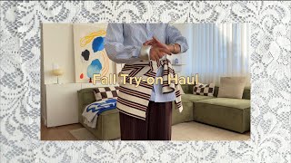 My first youtube video!! Fall try-on haul