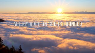 All my hope on God is founded - Piano Instrumental with Lyrics - Piano Accompaniment for Worship