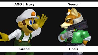 AGG | Travy (Luigi) vs Neuron (Fox) | Grand Finals | Moonwalk Monday #45 Melee Singles