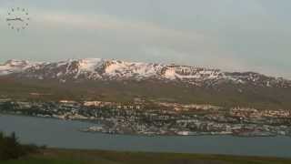 Iceland - Akureyri - Ein Tag in 5 Minuten (Zeitraffer-Video)