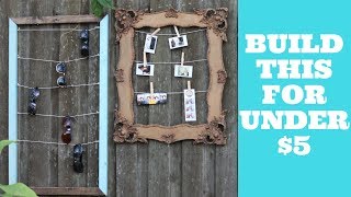 DIY Polaroid Display/Sunglass Hanger