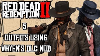 5 Story Outfits Using WhyEm's DLC Mod || Red Dead Redemption 2