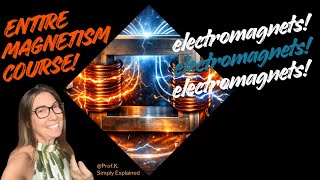 Electromagnet flux turn on off current engineering lecture