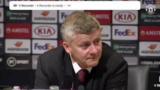 Manager press conference (man utd VS westham) /Ole gunnar solskjear