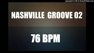 Nashville Groove 76 BPM - Drum Backing Track - Country 02