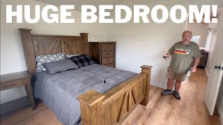 Is This the BIGGEST Bedroom We've EVER Found in a TINY HOUSE? Let's TOUR this TINY HOME and SEE! 4K