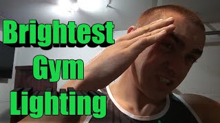 BEST GARAGE LIGHTING EVER - Home Gym Light - Garage Gym Lighting / best lighting for room