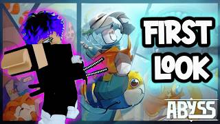 I Tried the New Roblox Game “Abyss”…(IT'S INSANE)