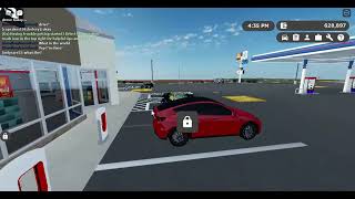 Playing roblox greenvile for a full 1 hour also driving in autopilot