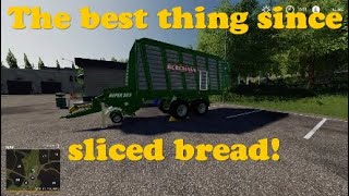 Farming simulator 19 |Bucks county PA| Bergmann repex 34s harvest pick up trailer.