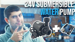 Control a SUBMERSIBLE WATER PUMP with an ARDUINO #arduino #waterpump