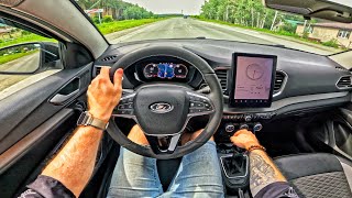 2025 LADA Vesta 1.8 MT - POV TEST DRIVE