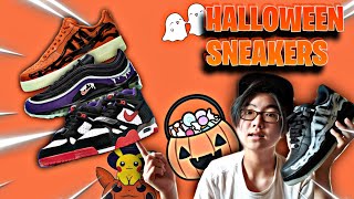 Halloween Sneakers! Orange Skeleton, AM97 Halloween, and Dracula Air Trainer 3s! *SEASONAL*