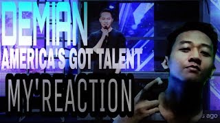 MAGICIAN DEMIAN ADITYA | AMERICA'S GOT TALENT | Reaction Video