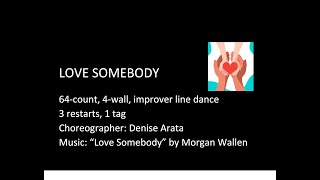 Love Somebody - Demo