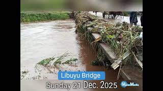 Dry Manzi area and Libuyu Bridge, Sunday morning, 21st December, 2025.