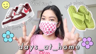 VLOG • days at home, more *haul time*