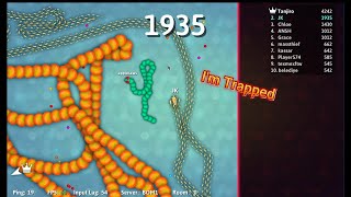 From Hunter to Hunted! Snake.io EPIC Fails | Snake Struggle