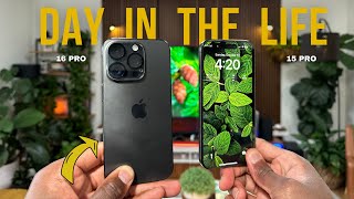 iPhone 16 Pro & iPhone 15 Pro - A REAL Day In The Life (Make The RIGHT Choice)