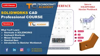 Introduction to SOLIDWORKS Sketcher | SOLIDWORKS Course for beginners to Professional | Session - 2