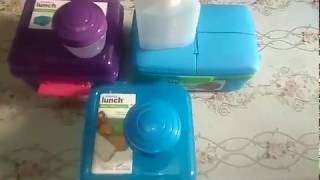 SISTEMA Lunch box Slim line Quaddie Bento Cube Lunch box #sistema #backtoschool #bento