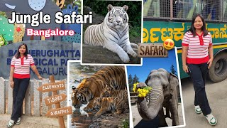 Jungle Safari in Bangalore | Bannerghatta National park *Wild Bus Safari*🦁 #safari 