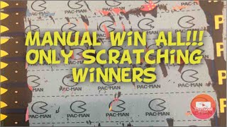 🍍How to scratch a manual Win All: 🕹$10 PAC-MAN CA Lottery Scratcher: OnlyScratchingWinners