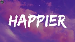 Olivia Rodrigo - happier (Lyrics) | Charlie Puth, Ellie Goulding,... (MIX LYRICS)