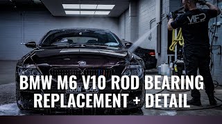 Mirror Finish Detail | BMW M6 E63 V10 Rod Bearing replacement + Stage 1 Paint Correction Car Detail