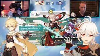 Kazuha & Aether Voice Actor (VA) Pulls for Kazuha [ Highlight ] | Genshin Impact