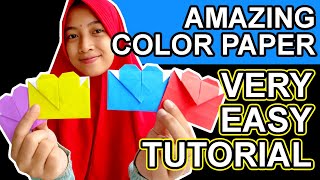 How To Make Envelope With Origami Paper Easy - Amazing Craft with Color Paper