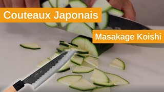 Présentation des couteaux japonais Masakage Koishi