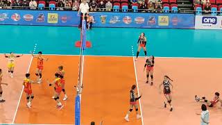 Live,Set 1 update 1, mainit init na laban to, F2 Logistics vs cherry tiggo|pvl 2023 open conference