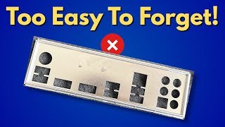 Do You NEED The Motherboard's IO Shield? (If, Y'know, You Forget It...)