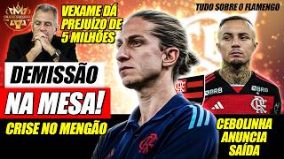 🚨 FLAMENGO CRISIS: FIRING ON THE TABLE! CEBOLINHA ANNOUNCES DEPARTURE! EMBARRASSMENT CAUSES MILLI...