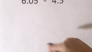 Subtracting Decimals