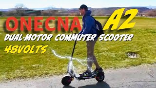 ONECNA A2 Dual Motor Commuter Electric Scooter FAST!