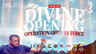 NEXT LEVEL PRAYERS || GLOBAL ONLINE PRAYER & FASTING || OPERATION OPEN BY FORCE || PST BOLAJI IDOWU