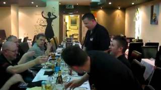 CAPTAIN DUFFY MAKES A SPEACH