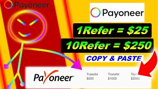 Free Payoneer account-income | Best High Dollar Earning Website || on payonner