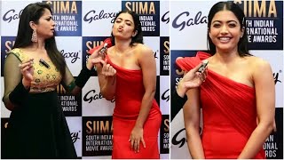 Rashmika Mandanna Stealing Everyones Heart With Her Cute Love Pose At Red Carpet