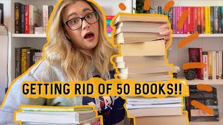 MASSIVE UNHAUL OF 50 BOOKS!! SPRING CLEANING