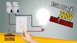 How to Connect a 220v Lamp CORRECTLY