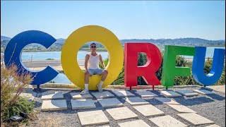 CORFU FIRST IMPRESSIONS | Beach Day At Faliraki | Greece Travel Vlog
