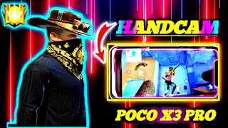 POCO X3 PRO HANDCAM 📲 SETTINGS ⚙️ HUD + SENSI + DPI [FREE FIRE HIGHLIGHTS] 😍